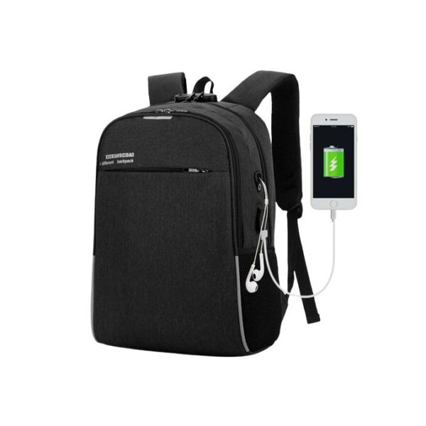 Multifunction Anti Theft Laptop Backpack Black